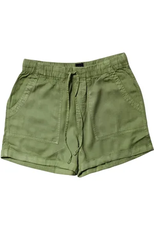 GAP Womens Tencel Relaxed Shorts - Linen - Size Small