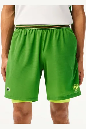 Lacoste Mens Roland Garros Edition Lined Shorts in - Size 2XL