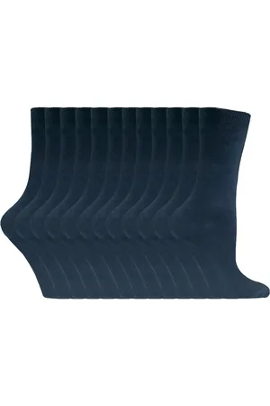 Sock Snob Womens Plain Cotton Rich Socks