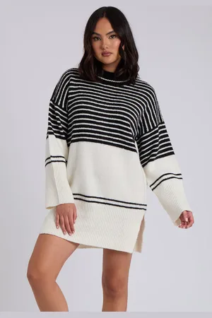Urban Bliss Womens Stripe Jumper Dress - Size Small