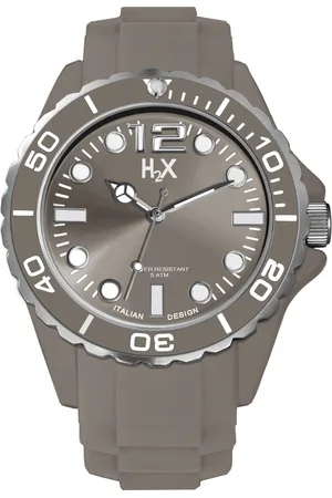 Haurex Mens SG382UG2 Reef Charcoal Luminous Dial Rotating Bezel Dark G... - - One Size