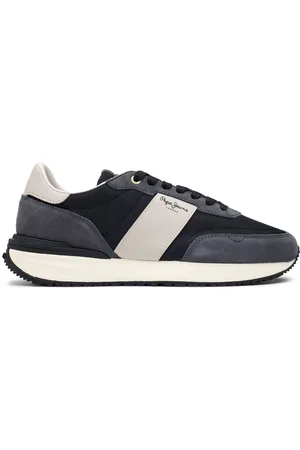Pepe Jeans Mens London Buster Trainers - Suede - Size UK 7