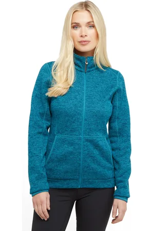 Brasher WoMens Rydal Full Zip Mid-weight Fleece Jacket For Walking & Hiking - - Size 16 UK