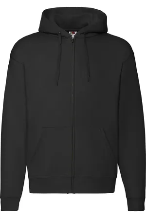 Fruit Of The Loom Mens Zip Through Hooded Sweatshirt / Hoodie - Size 4XL