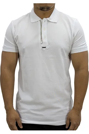 Diesel T-SMITH-ZIP OUT RBAWH Mens Polo T Shirts Golf Tee - Cotton - Size 2XL