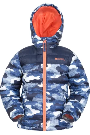 Mountain Warehouse Kids Unisex Childrens/Kids Seasons Printed Padded Jacket (Orange) - - Size 3-4Y