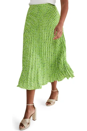 Phase Eight Womens Elmina Basket Weave Geo Skirt - - Size 16 UK