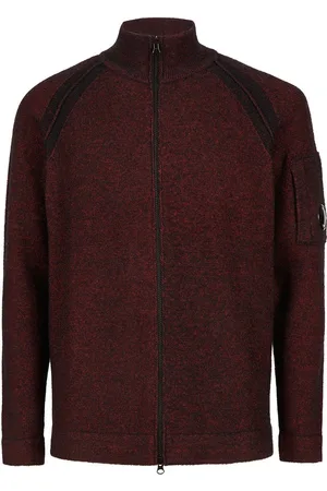 C.P. Company Mens Lens Full-Zip Cardigan in Fabric - Size Medium