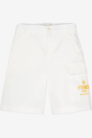 Fendi Boys Logo Cargo Shorts in - Size 4Y