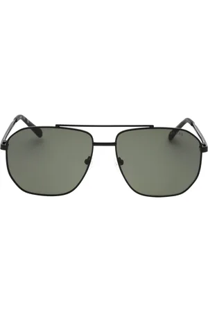 Guess Mens Green Lens Matte Sunglasses - One Size