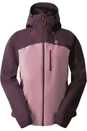 Dare 2B Womens/Ladies Torrek II Colour Block Waterproof Jacket (Deep Plum/Lilas) - - Size 16 UK
