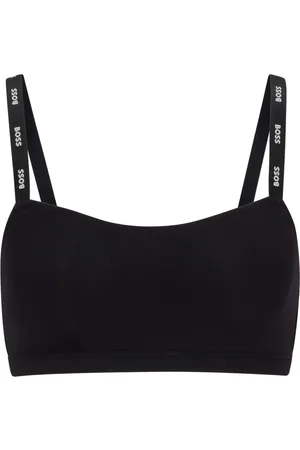 HUGO BOSS Womens Logo Straps Triangle Bra in - Size Medium