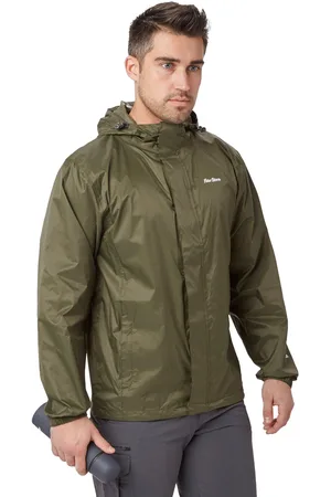 Peter Storm Mens Waterproof, Lightweight & Packable Jacket with Adjustable Hood, Raincoat - Polyamide - Size Large