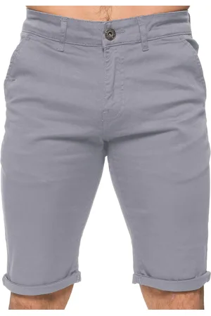 Enzo Mens Slim Fit Stretch Chino Shorts - Cotton - Size 38 (Waist)