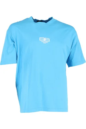Balenciaga Pre-owned Mens BB Paris Icon Medium Fit T-shirt in Cotton - Size Small