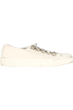 Dior Pre-owned Womens Christian Walk’N’ Sneakers in Cotton Canvas - Size EU 39