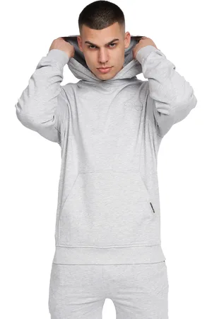 Crosshatch Mens Emmson Hoodie ( Marl) - Size X-Large