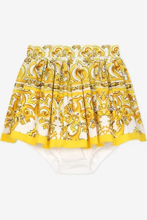 Dolce & Gabbana Baby Girls Maiolica Skirt With Knickers in - Size 18-24M