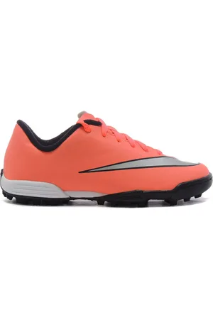 Nike Childrens Unisex Mercurial Vortex II TF Lace Up Kids Football Boots 651644 803 - Size UK 4.5