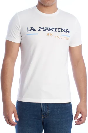 La Martina Mens Regular Fit Short Sleeve T-Shirt XMR311-JS206 - - Size 3XL