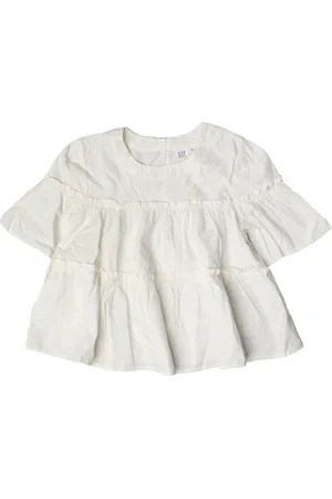 GAP Girls Top short sleeve shirt with ruffles 856269 girl - - Size 12-13Y