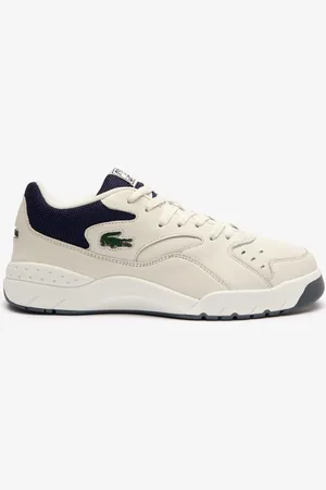 Lacoste Mens Aceline Trainers in Off White - Size UK 8
