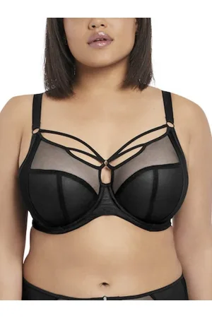 Elomi Womens Sachi Side Support Plunge Bra - Cotton - Size 34J