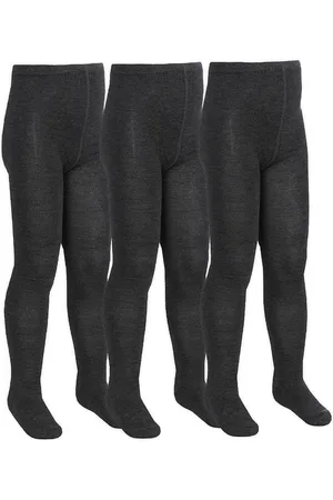 Sock Snob 3 Pair Multipack Girls Bamboo School Tights