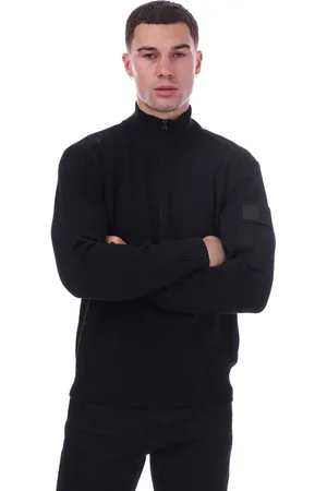 C.P. Company Mens Knitted Half-Zip Sweatshirt in Wool (archived) - Size Small