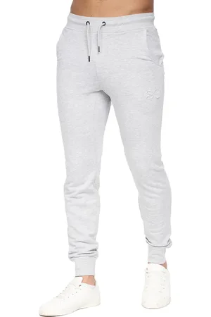 Crosshatch Mens Karmon Jogging Bottoms ( Marl) - Size Medium