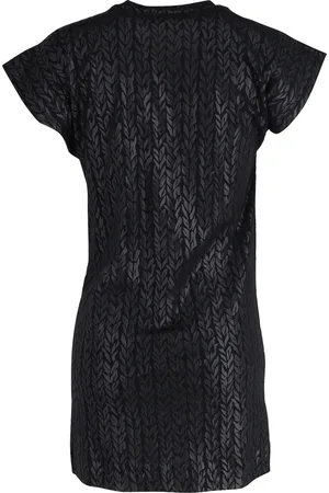 Balenciaga Pre-owned Womens Braid Texture Printed Mini T-Shirt Dress in Cotton - Size Small