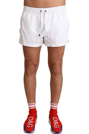 Dolce & Gabbana Mens King Motive Swim Shorts - - Size X-Small