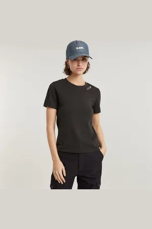 G-Star Womens G-Star RAW Faux Embro Logo Top - Cotton - Size 2XS