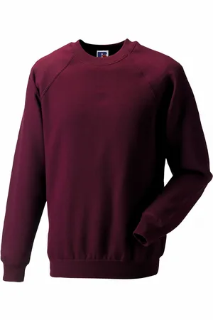 Russell Athletic Mens Spotshield Raglan Sweatshirt - Size Large