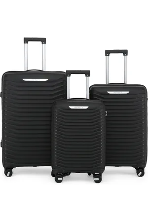 Infinity Unisex Hard Shell Classic Suitcase Set 8 Wheel Cabin TSA Luggage Case Holiday Travel - Size Large