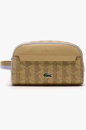 Lacoste Mens Accessories The Blend Toiletry Bag in Beige - - One Size