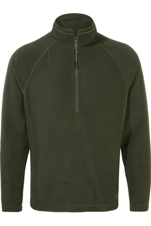 Craghoppers Mens Expert Corey 200 Half Zip Fleece Top (Dark Cedar) - - Size X-Small
