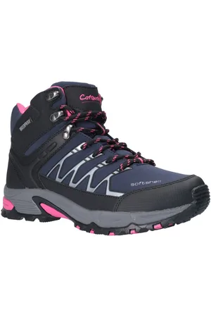 Cotswold Outdoor Abbeydale Mid Softshell WoMens /Black/Fuchsia Hiking Boots - Size UK 7