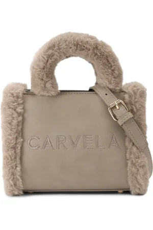 Carvela Womens Frame Micro Fur Bag - Fabric - One Size