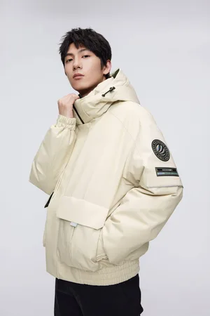 Bosideng Mens Down Jacket with Hood - - Size Small