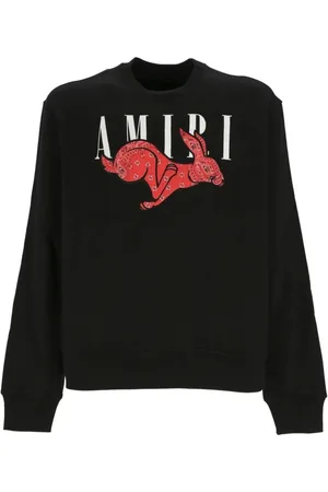 AMIRI Mens Cny Rabbit Logo Sweatshirt Cotton - Size Large