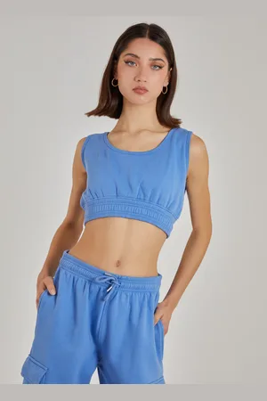 Pink Vanilla Womens Cropped Lounge Bralette - - Size Small