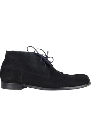 HUGO BOSS Pre-owned Mens Desert Lace-Up Ankle Boots in Suede - Size UK 6