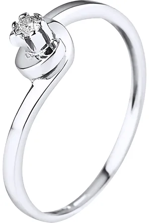 Diadema Womens - Ring - Diamond - Gold - Size N