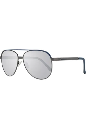 Guess Mens Sunglasses GF0172 08C Gunmetal Grey Mirrored - Metal (archived) - One Size