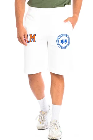 La Martina Mens sports shorts 11M087-FP533 - Cotton - Size Medium