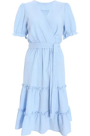 Quiz Womens Frill Midi Dress - Size 10 UK