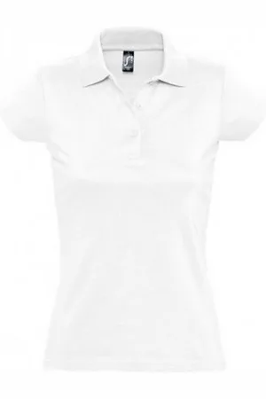 Sols Womens/Ladies Prescott Short Sleeve Jersey Polo Shirt Cotton - Size 2XL