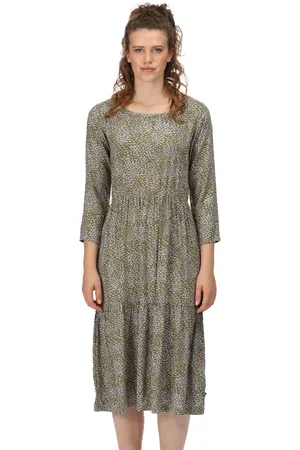 Regatta Womens Briella Printed Elasticated Sun Dress - - Size 16 UK