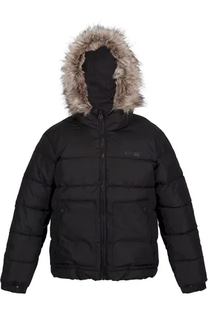 Regatta Childrens Unisex Childrens/Kids Faux Fur Trim Parka - Size 9-10Y